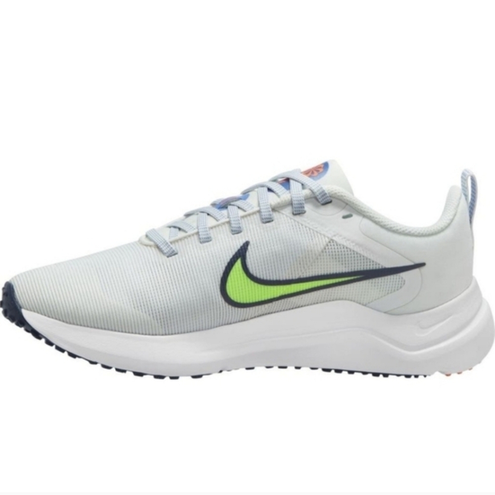 Nike Downshifter 12 Summit White Lime Blast Running Shoes NIB Womens Size 12 - Picture 5 of 7